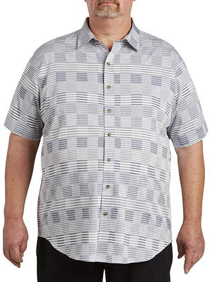 Saddlebred® Men's Big & Tall Long Sleeve Woven Flannel Plaid Shirt