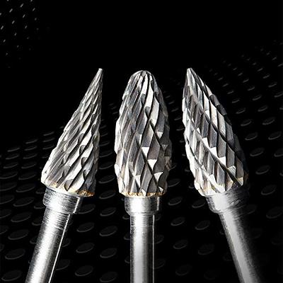 Tungsten Carbide Rotary Burr Bit Set 1/8 Cutting Carving Burrs for Dremel  Tool