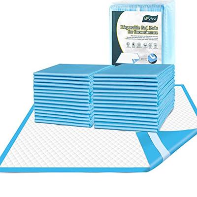 HappyNites Bed Pads for Seniors, Adults and Kids - 2 Pack with Handles,  36in X 52in, Washable, Water-Resistant, and Reusable - Bedwetting & Incontinence  Pads 2 Pack w/ Handles