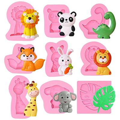 Animal-theme Silicone Chocolate Molds with Cute Animal Faces