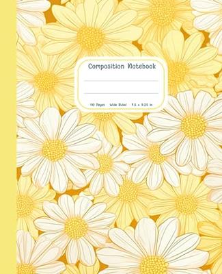 Classic Composition Notebook: (8.5x11) Wide Ruled Lined Paper Notebook  Journal (Yellow) (Notebook for Kids, Teens, Students, Adults) Back to  School (Paperback)