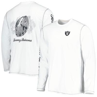 Las Vegas Raiders WEAR by Erin Andrews Women's Domestic Cropped Long Sleeve  T-Shirt - White