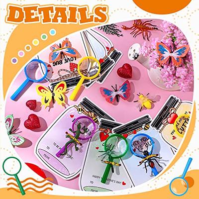  POPGIFTU Valentines Day Gifts for Kids - 30 Pack Love Bug Card  Bulk 10 Different Bugs Toy - Valentine Exchange Cards for Toddlers Girls  Boys School Classroom Party Favors : Toys & Games