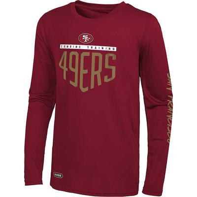 Women's Majestic Threads Christian McCaffrey Pink San Francisco 49ers Name & Number T-Shirt Size: Medium