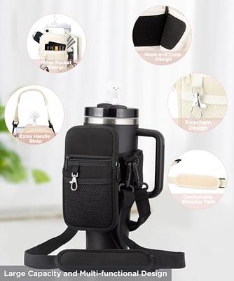 JIECH Water Bottle Holder with Strap for Stanley Water Bottle Pouch for  Stanley 40oz/30oz Tumbler Water Bottle Carrier Purse with Phone & Earphone  Pocket for Stanley Cup Accessories - Yahoo Shopping