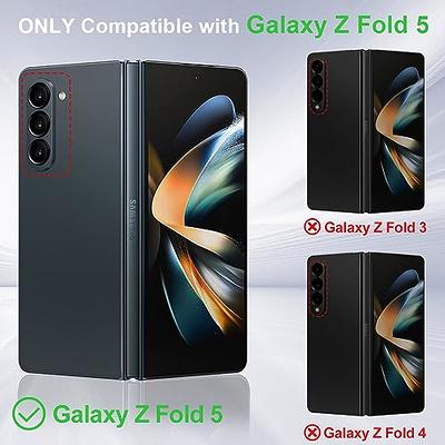 For Samsung Galaxy Z Fold 5 Fold 4 3 5G Mirror Clear View Flip Case Stand  Cover