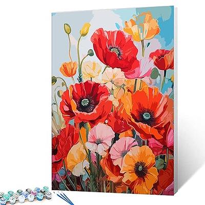 Poppy Flowers Paint by Numbers Kits 16x20 inch Wild Flowers Field Canvas  DIY Oil Painting for Kids, Adults Beginner Tropical Plants Artwork with  Brushes, Red Floral Paintwork Boho Gift(Frameless) - Yahoo Shopping