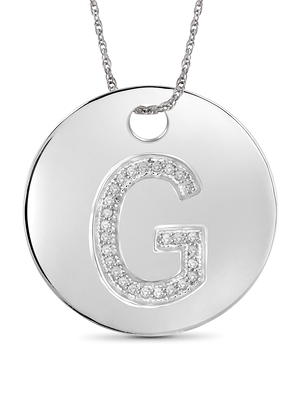 JewelersClub Initial Letter Pendant for Women