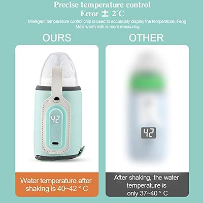  2 Pcs USB Portable Bottle Warmer Travel Milk Hot Keeper USB  Travel Infant Bottle Keep Warmer Thermostat for Indoor Outdoor (Dinosaur  Style) : Baby