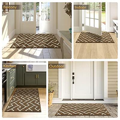 Indoor Doormat Front Back Door Mat Rubber Backing Non Slip Door Mats 20  x31.5