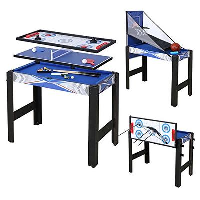 5-in-1 Multi Game Table HLC Portable Multi Game Combination Table Set  Folding Game Table with Accessories,Foosball Soccer,Ping Pong,Pool  Billiards,Air Hockey,Basketball for Indoor & Outdoor, Family - Yahoo  Shopping