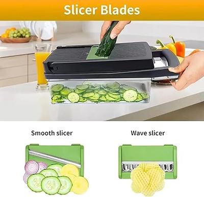 Fruit Chopper Vegetable Onion Garlic Cutter Press Manual Food Speedy Mini  Slicer