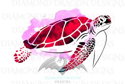 Turtle Painter Paint brush - Turtles - Sticker