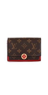 What Goes Around Comes Around Louis Vuitton Pink Vernis Zippy Wallet in Red