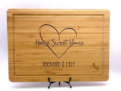 Personalized 12x17 Cutting Board - Key To Our Home