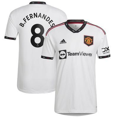 Women's Adidas Bruno Fernandes Red Manchester United 2023/24 Home Replica Player Jersey Size: Medium