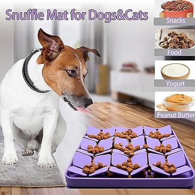 Femont Silicone Snuffle Mat for Small Dogs Puppy Cat Slow Down Eating,Slow  Feeder Lick Mat for Dry Wet Food for Pet Training Smell,Encourages Natural  Foraging Skill,Relieving Stress (Purple) - Yahoo Shopping
