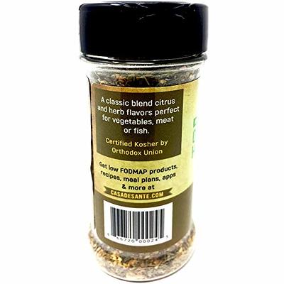 Organic Low FODMAP Certified Paleo Seasoning No Onion No Garlic Gluten