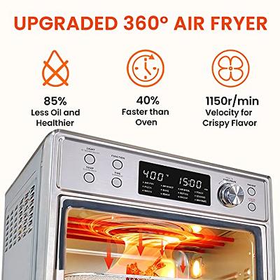 Air Fryer Oven Toaster Oven Air Fryer Combo with Rotisserie and Dehydrator  25L