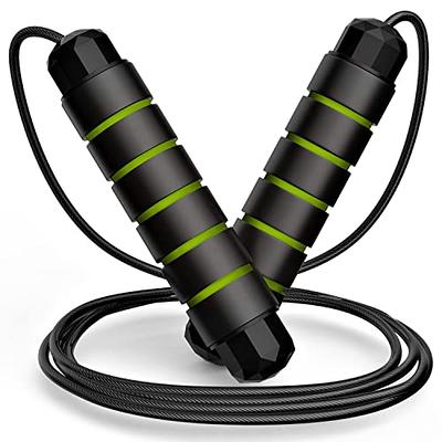 Whph Jump Rope | 8.5 feet Adjustable Tangle-Free Skipping Rope with Steel  Wire and Ball Bearings for Men Women Speed Jumping Boxing Cardio Endurance