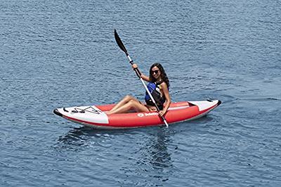 SOLSTICE Flare 1 Person Inflatable Fishing Kayak Boat For Adults & Kids  9'6'' X 35