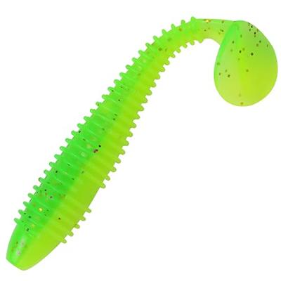  Bombrooster Fishing Bait Soft Plastic Fishing Lure, 4in  Salty Split Tail Jerk Shad Minnows Lure For Bass Fishing, Swimming Jerk  Bait 30 Pcs