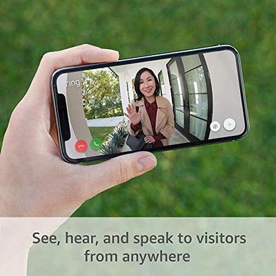 Ring Video Doorbell - 1080p HD video, improved motion detection, easy  installation – Satin Nickel