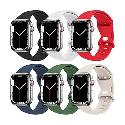 Silicone strap For Apple Watch band 44mm 40mm 45mm 41mm 49mm 38mm 42mm 44  mm correa bracelet iwatch series 3 6 se 7 8 ultra 2 9