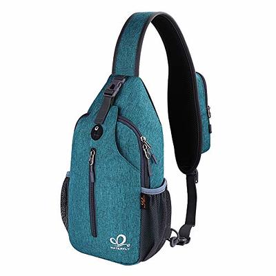 Waterfly Crossbody Sling Backpack Daypack: White Black Sling Bag Travel  Hiking Walking Antitheft Chest Bag For Man Woman