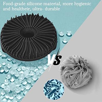 Silicone Back Scrubber for Shower, Exfoliating Lengthen Silicone Body  Scrubber, Silicone Bath Body Brush, Easy to Clean, Lathers Well,  Comfortable