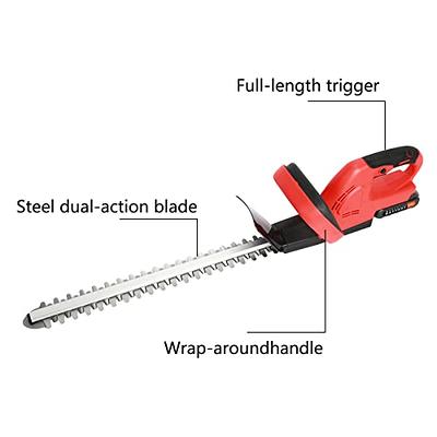 Hedge Trimmers Cordless with Battery, 800W Hedge Clippers, Blade Length 51  cm (20 Inch) Electric Hedge Trimmer, Bush Trimmer from US Fast Arrival  (Red) - Yahoo Shopping