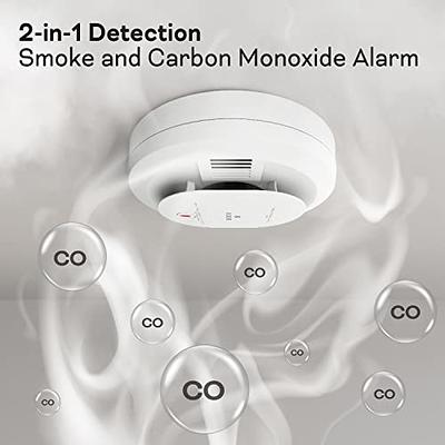 Kidde Smoke Detector, 10-Year Battery, LED Indicators, Replacement Alert,  Test-Reset Button