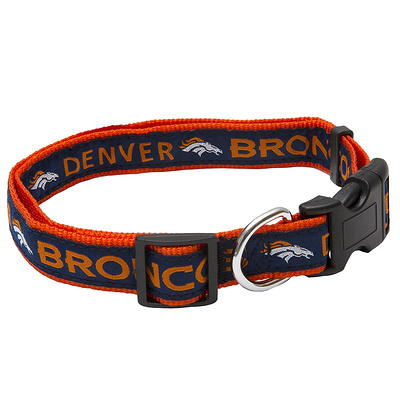 Pets First NFL AFC Reversible Bandana For Dogs, Small/Medium, Denver Broncos