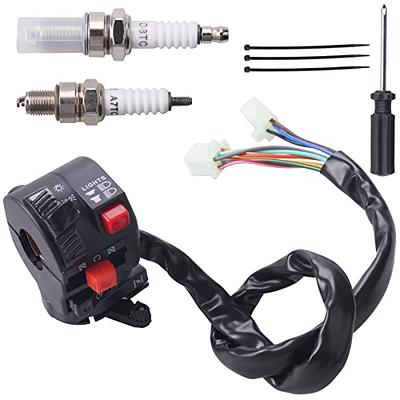 JINGKE 5 Function 9 Wire Left Starter Kill Light Choke Switch