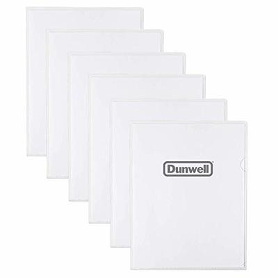 Dunwell Clear Plastic Folders Sleeves (12 Pack, Assorted Colors) - Plastic  Sleeves for Paper 8.5x11, Transparent Project Folders with Plastic Paper  Sleeves, Poly File Jacket for Documents - Yahoo Shopping