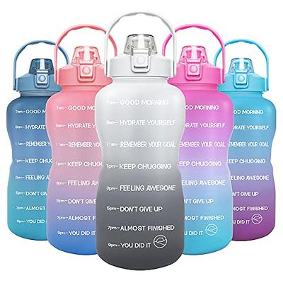 GOSWAG 32oz Motivational Water Bottles with Time Marker & Fruit