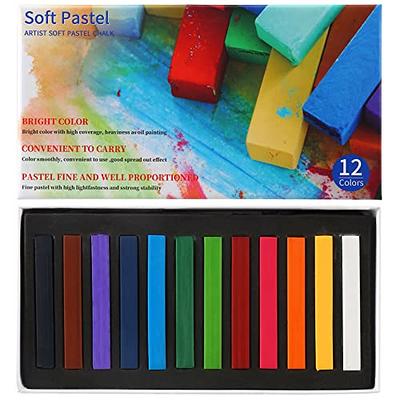 Non Toxic Mungyo Soft Pastel Set of 48 Assorted Colors Square Chalk  Multicolor