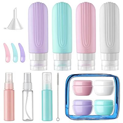 INNERNEED Collapsible Travel Size Bottles Portable Refillable Containers  for Toiletries Shampoo Lotion Soap, Leak-Proof and TSA Approved, Ideal for