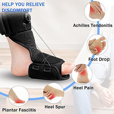 Plantar Fasciitis Night Splint Drop Foot Brace - New & Improved