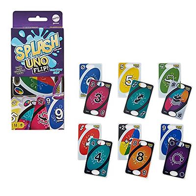 Mattel Games UNO Flip Splash Matching Card Game Featuring 112 Water  Resistant 2-Sided Cards, Game Night, Gift Ages 7 Years & Older - Yahoo  Shopping