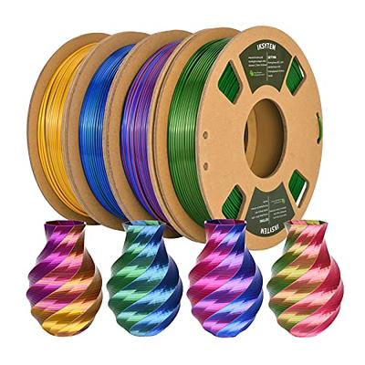 MIKA3D 6-Pack 1.75mm Dual Color Silk PLA 3D Printer Filament Bundle, 250g  Spools in 6 Bicolor Options - Yahoo Shopping