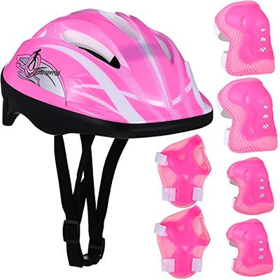 Helmet Pad Set Bike Skate Scooter Helmet and Knee Pads Elbow Pads