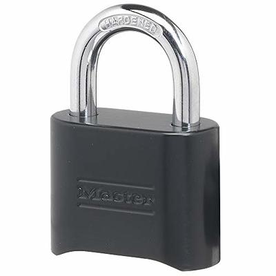 Master Lock Combination Lock, Set Your Own Combination Lock, Indoor and  Outdoor Padlock, Weatherproof Code Lock,Black - Yahoo Shopping