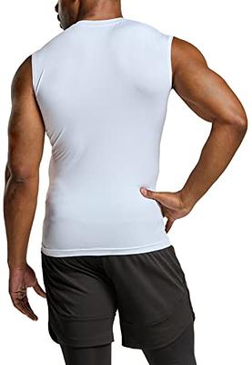 Men Muscle Sleeveless Bodybuilding Compression Tight Tank Tops Shirt Summer  Vest