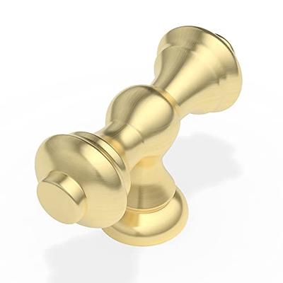 Asidrama 30 Pack Brushed Brass Kitchen Cabinet Knobs Gold Dresser