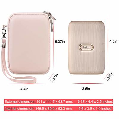 Canboc Hard Case for Fujifilm Instax Mini Link 2/ Instax Mini Link  Smartphone Printer/Fujifilm Instax Mini EVO Instant Camera, Mesh Pocket fit Instax  Mini Instant Film and Cable, Soft Pink - Yahoo