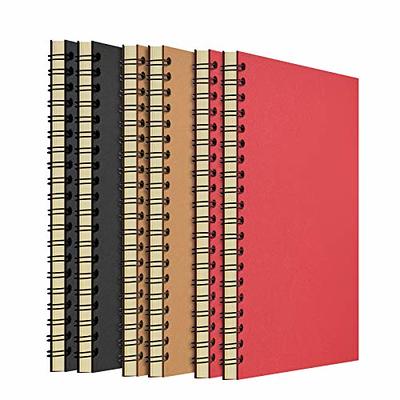 KeLiTi Blank Spiral Notebook with Soft Cover,Blank Journal,Blank