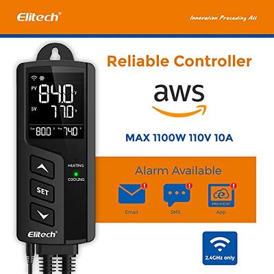 Smart WiFi Digital Temperature Controller Heating Cooling Works with A -  BN-LINK