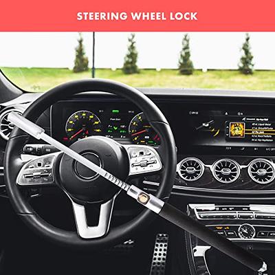  Twin Hooks Steering Wheel Lock，Vehicle Anti-Theft