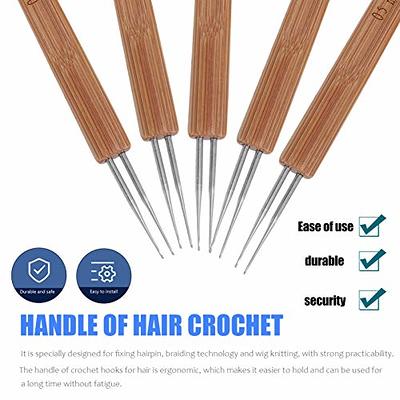 Crochet Hook Plastic Crochet Hook Needle For Hair Weaving Hook Needles  1/3/5Pcs Dreadlock Knitt Hair Weaving Crochet Needle Hook